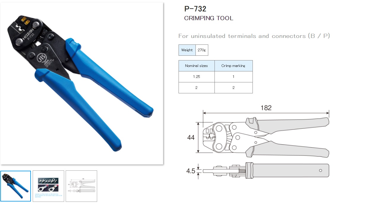 Ichiban Precision Sdn Bhd - Hozan - Hozan Crimping Tool